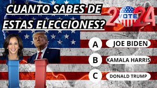 ELECCIONES PRESIDENCIALES 2024QUIZTEST TRIVIA [upl. by Lleryt]