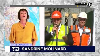 Sandrine Molinard en El Apunte de TelediarioMty [upl. by Orelee]