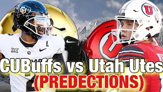 Buffs Forever Colorado vs Utah Predictions Can The Buffs Keep Their Big 12 Title Hopes Alive [upl. by Oknuj]