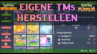 TMs Attacken selber Herstellen an der TM Maschine Guide  Pokemon Karmesin amp Purpur [upl. by Alegnasor]