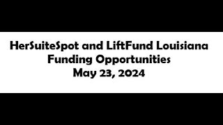 May 23 2024 Funding Opportunities [upl. by Neeluqcaj]