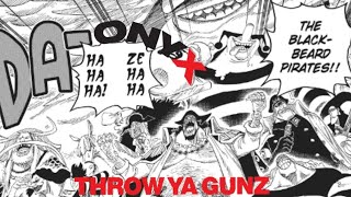 Marshall D Teach Blackbeard  Throw Ya Gunz Onyx  One Piece AMV [upl. by Kelwin]