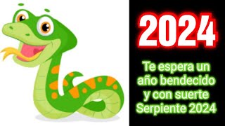 HOROSCOPO CHINO 2024  Predicciones para el signo de la Serpiente para el año 2024 [upl. by Nellac]