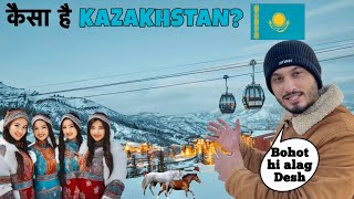 First Impression of Kazakhstan🇰🇿  Snow village life of Kazakhstan 🇰🇿 [upl. by Asil]