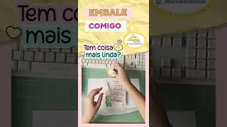 Embalando Uma Fofura Mini Agenda Personalizada [upl. by Weissmann]