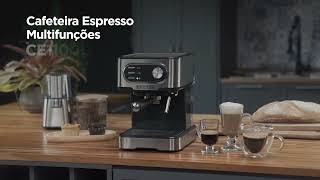 Cafeteira Espresso Multifunções CE1100G [upl. by Anual]