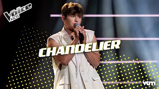 Sofian  Chandelier  Halve finale  The Voice Kids  VTM [upl. by Saideman263]