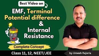 EMF terminal Potential difference and Internal resistance  Current Electricity  12 Physics cbse [upl. by Enitnatsnoc]