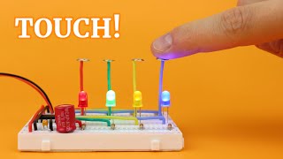 Breadboard capacitive touch sensor tutorial [upl. by Hoy]