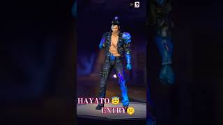 AWAKEN HAYATO ENTRY 👑🤩 shorts freefire hayato [upl. by Osswald309]