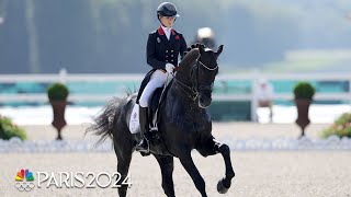 Great Britain Denmark Germany top individual dressage day 2 routines  Paris Olympics  NBC Sports [upl. by Sukhum]