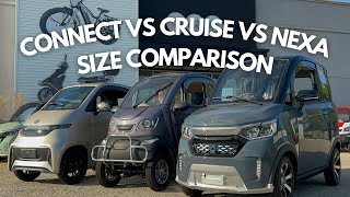 Enclosed Mobility Scooter Size Comparison  Ecolo Connect VS Ecolo Cruise VS Matrix Nexa 🚙 [upl. by Eldreeda270]