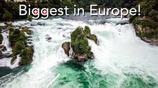 How to visit the Rhine Falls in Switzerland Day Trip from Zurich [upl. by Cirtemed]