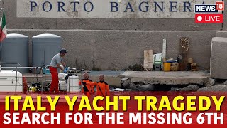 Mike Lynch Yacht Live News  Sicily Yacht Sinking Search Operation Live Updates  News18  N18G [upl. by Euqinimod]