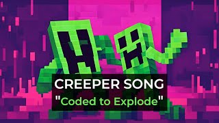 Minecraft Creeper Song  quotCoded to Explodequot  Minecraft Music [upl. by Ilsa]