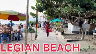 LEGIAN BEACH BALI WALKING TOUR JUL 2024 [upl. by Finegan868]