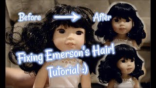 Fixing WellieWisher Emersons Hair Curling Tutorial [upl. by Naillij]