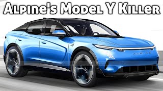 The French Model Y Killer Is Here  Alpine A390 Electric Crossover Alpine A390 2024 Tesla Model Y [upl. by Amak]