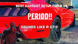 How to make a V6 Mustang sound like a V8 [upl. by Neron770]