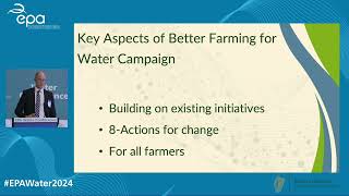 9 Teagasc’s water quality campaign  Stan Lalor Teagasc [upl. by Ellednahc170]