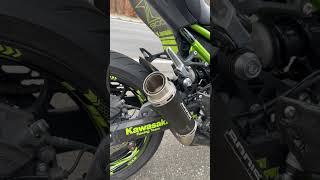 Bodis GPC RS2 exhaust Sound Kawasaki Z900 [upl. by Lashar]