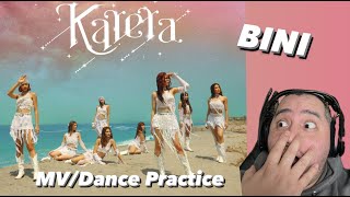 BINI Karera MvDance Practice Reaction [upl. by Lsiel958]