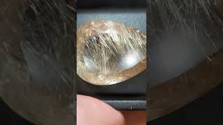 Massive rutilated Quartz gemstone 5205 CTS wwwpuritygemsetsycom [upl. by Sirrom]