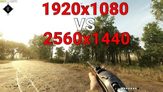 Hunt Showdown 1920x1080 vs 2560x1440 SHARPEN COMPARISON [upl. by Damalus315]