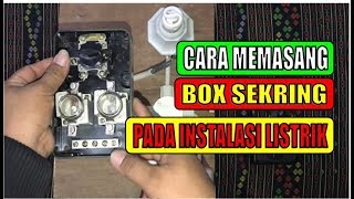 CARA MUDAH PASANG BOX SEKRING PADA INSTALASI LISTRIK [upl. by Anagrom319]