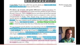 Meaning of Anxiety Disorders Clinical Features of Phobia Hindi  BPCC133 20 to 22  IGNOU BAG [upl. by Muire]