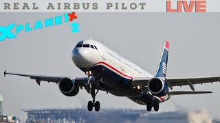 Real Airbus Captain flies XPlane 12  Toliss A321  First Look [upl. by Tchao]