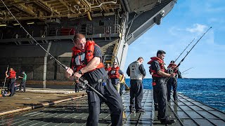 Do US Navy Ships Catch Fish To Feed The Crew [upl. by Ferd692]