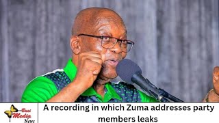 Zuma speaks out against factionalism in MK Party [upl. by Enerehs257]