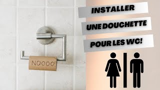 Comment installer une douchette WC 100 HYGIÈNE [upl. by Inerney]