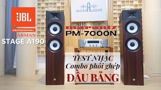 Phiêu Cùng Những Giai Điệu Nhạc AucousticTrữ Tình Với Combo JBL STAGE A190 Vs MARANTZ PM7000N [upl. by Aihsekram]