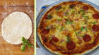 Masa para Pizza  ¡Sólo 2 Ingredientes  Mi Cocina Rápida [upl. by Lirva554]