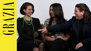 Margaret Qualley Learns About Rizz Fancams amp Sings Hoedown Throwdown In Hilarious Interview [upl. by Lipcombe]