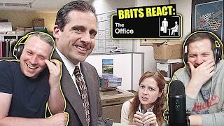 British Guys HILARIOUS The Office Reaction  Season 2 Episode 18 Take Your Daughter to Work Day [upl. by Bills]