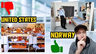 Californian Reacts  How Norways Prisons Are Different From Americas  Treat them like HUMANS [upl. by Eedoj]