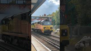 70814 passes St Denys on a light loco move Working OZ30 Marchwood MOD to Eastleigh Eastleigh yard [upl. by Konstantine]