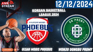 Ulsan Mobis Phoebus vs Wonju Dongbu Promy  Korean Basketball League 2024 [upl. by Rahas]