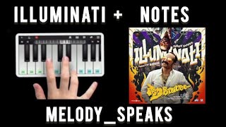 Illuminati Song  Perfect Piano Version With Notes  Aavesham  Sushin Shyam  Fahadh Faasil [upl. by Yerffeg699]