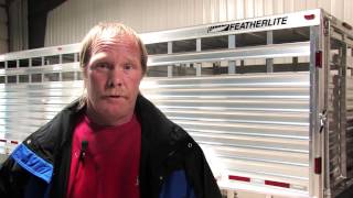 Duane Bauck thinks Featherlite Stock Trailers are pretty great [upl. by Martinsen]