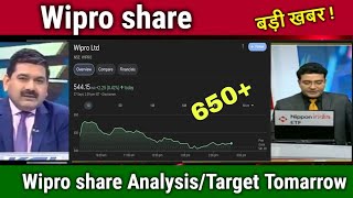 wipro share news today wipro share price down wipro Stock Latest News wipro share latest news [upl. by Sivam]