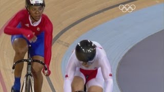 Womens Track Sprint QuarterFinals  London 2012 Olympics [upl. by Ahsap194]