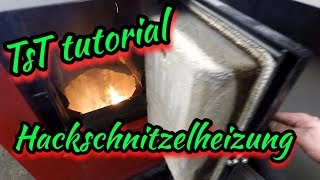 👨‍🌾Agrarwirtschaft in den Bergen 🏔 Hackschnitzel Heizung 🔥 warten TUTORIAL [upl. by Angi]