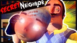 SECRET NEIGHBOR w DanTDM Thinknoodles amp Jemma  Secret Neighbor Hello Neighbor [upl. by Linetta]