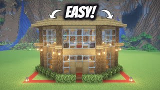 Minecraft Easy Starter Base Tutorial [upl. by Yam390]