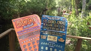 cabin scratch two of the most expensive scratch off ticket Florida lottery [upl. by Levram65]