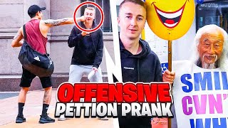 OFFENSIVE Petition PRANK With Australians [upl. by Enixam]